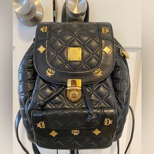 MCM Quilted Backpack